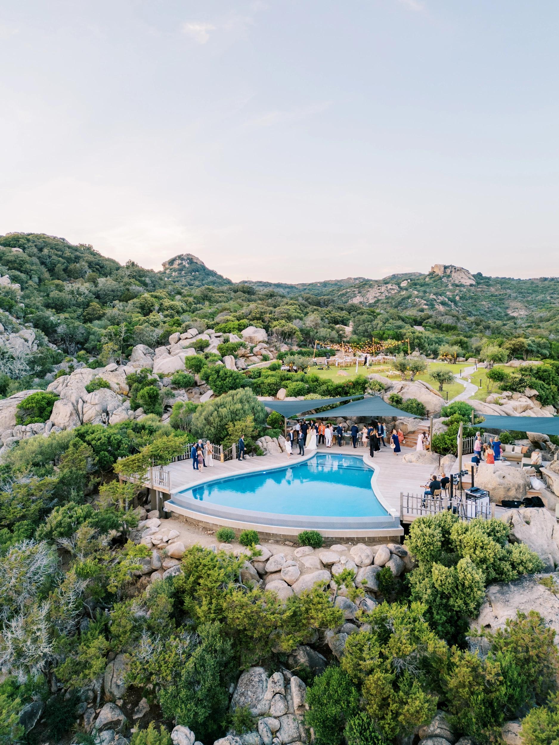 Repas de groupe prestigieux dans notre hôtel haut de gamme à Bonifacio Version Maquis 