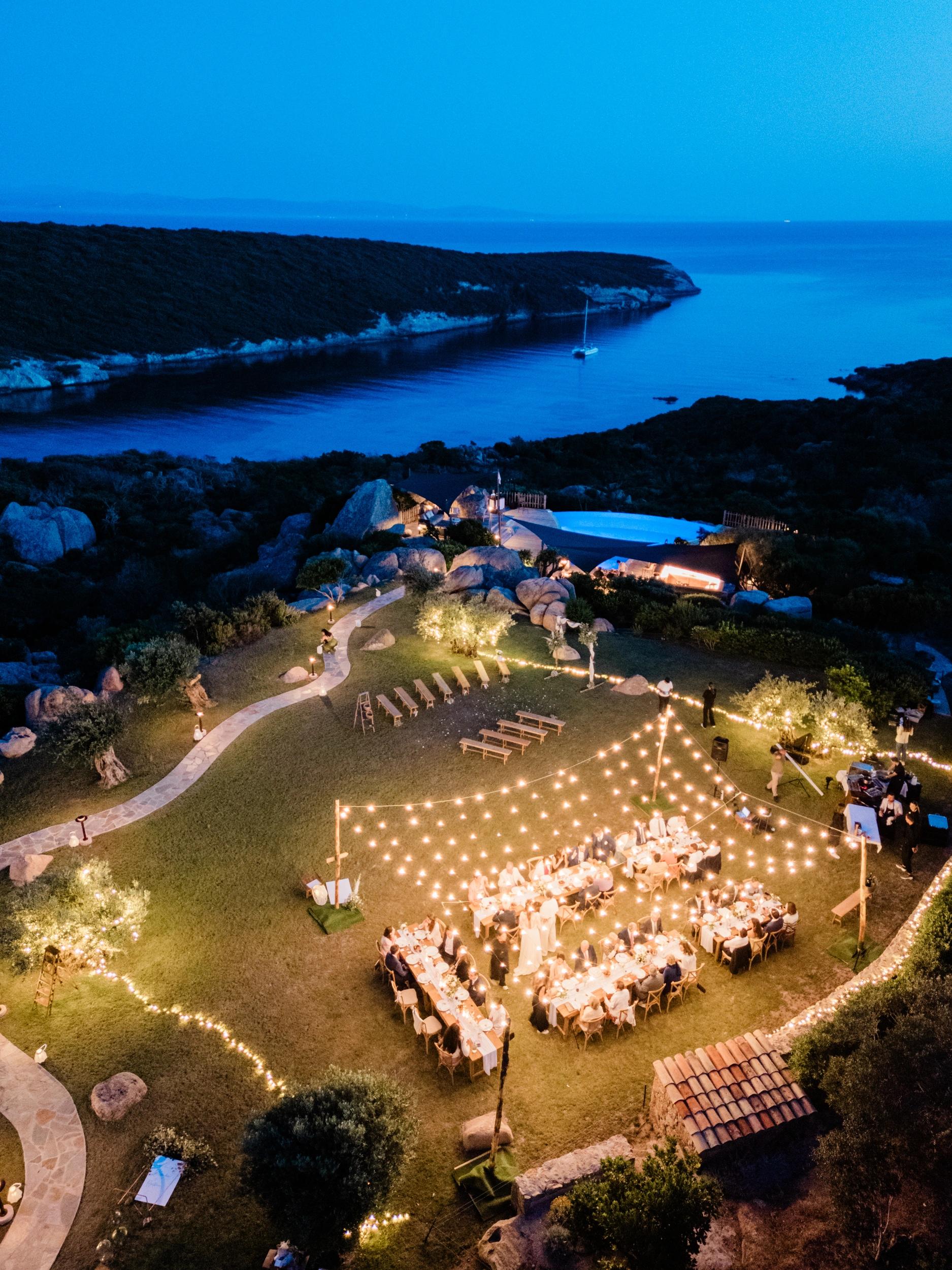 Réception de prestige au domaine de La Trinité à Bonifacio